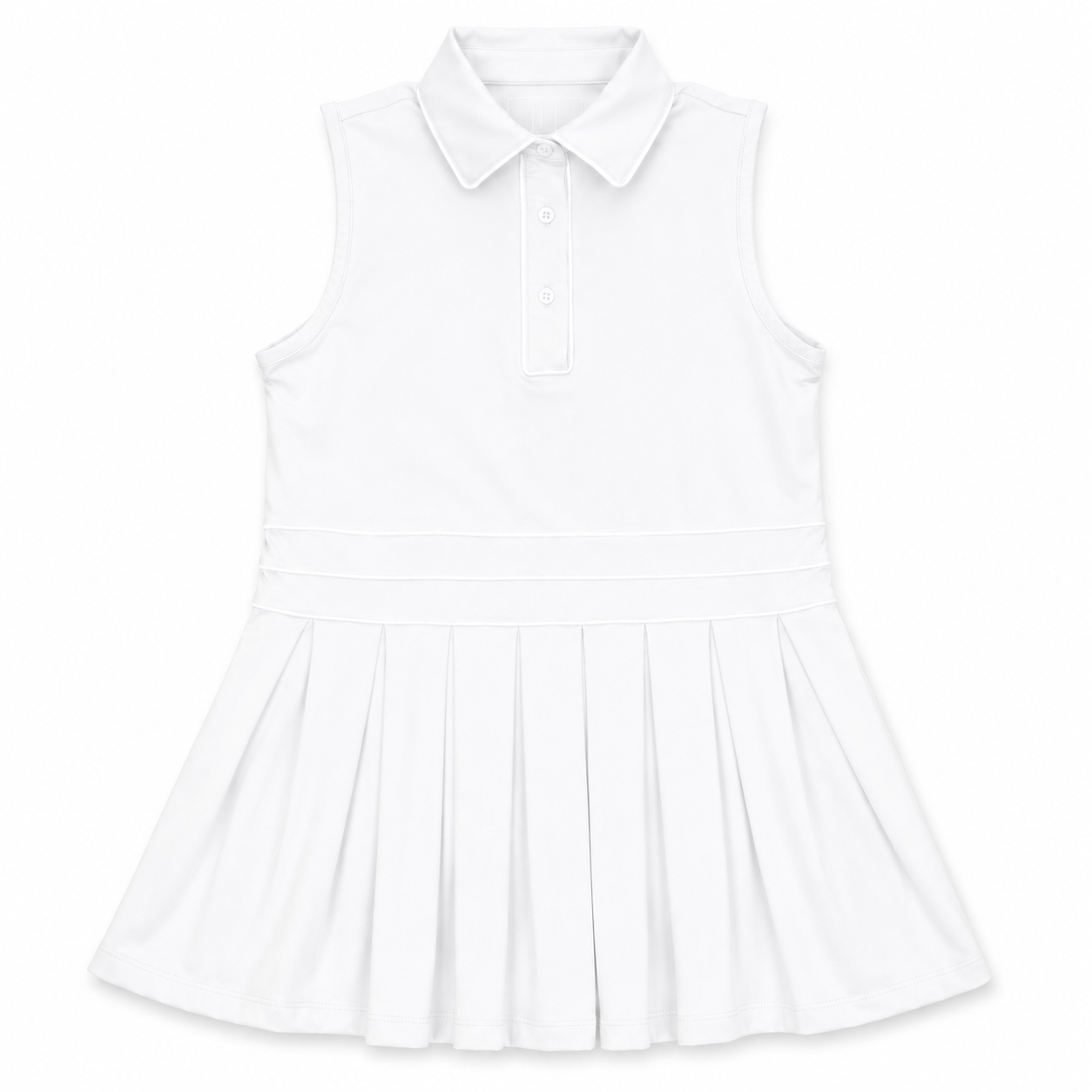 Harper Girls' Performance Dress by LH Sport - White