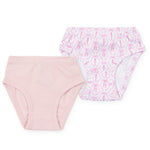 Everyday Lauren Girls' Underwear Set - Ballet and Bows/Light Pink Kidswear