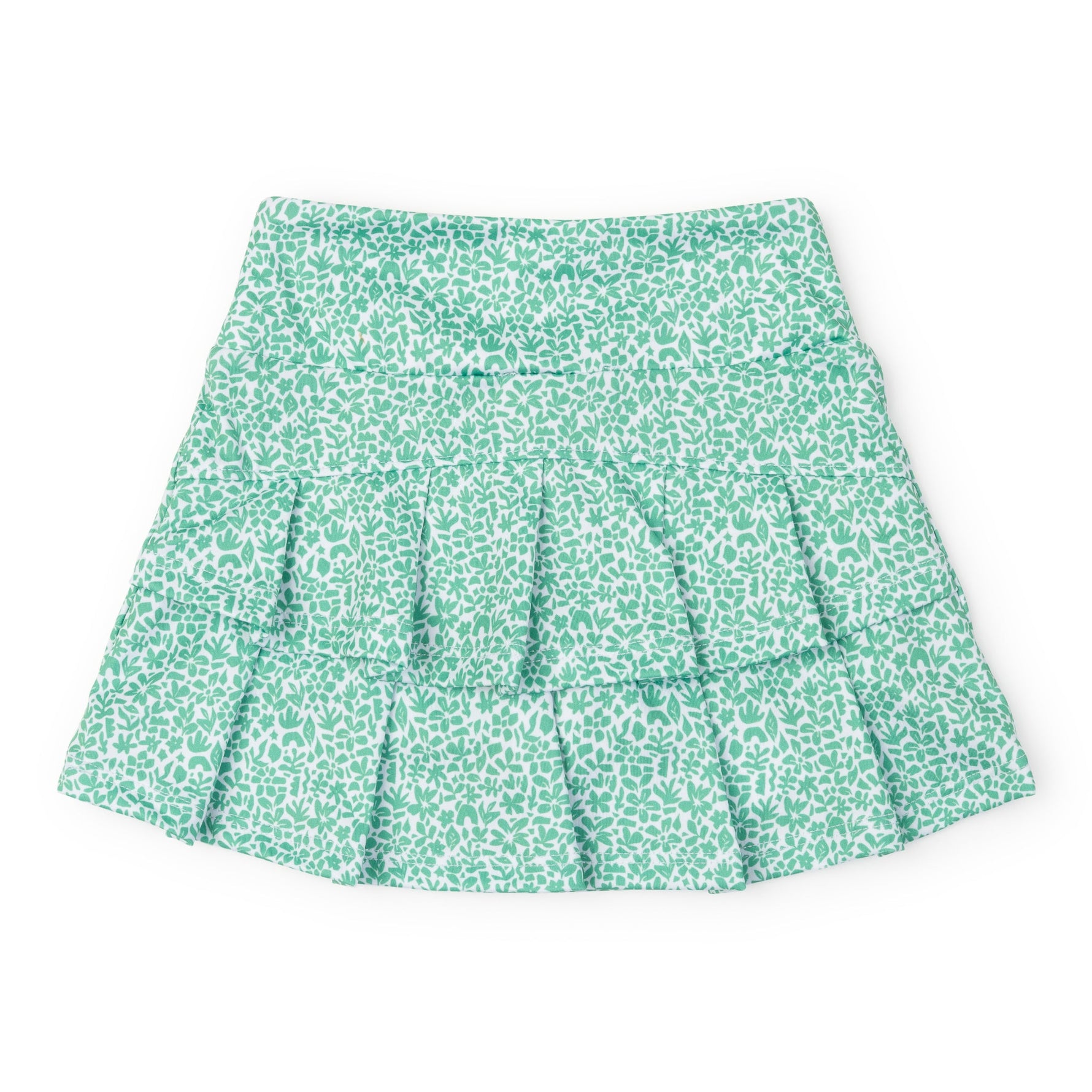Margot Girls' Performance Skirt by LH Sport - Mod Meadow Classic Green designer outfit for kids