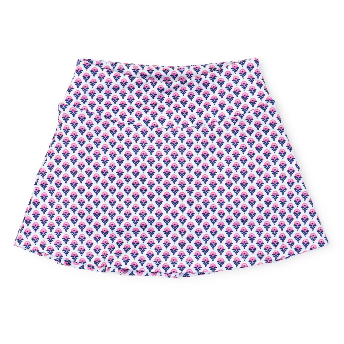 Everyday Margot Girls' Performance Skirt by LH Sport - Boho Flora Hot Pink Navy Kidswear