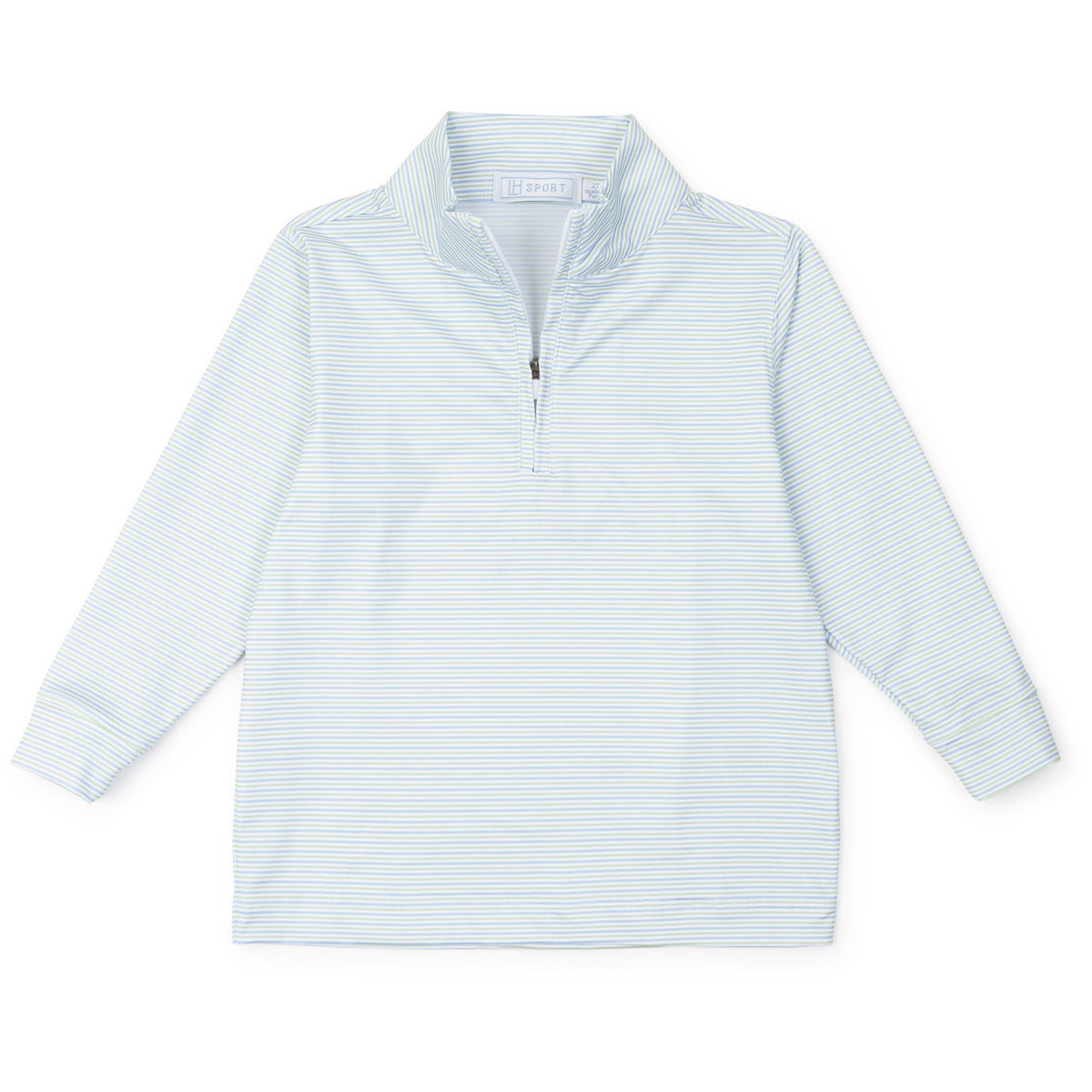 Everyday Sam Performance Pullover by LH Sport - Club Stripe Blue Green Kidswear