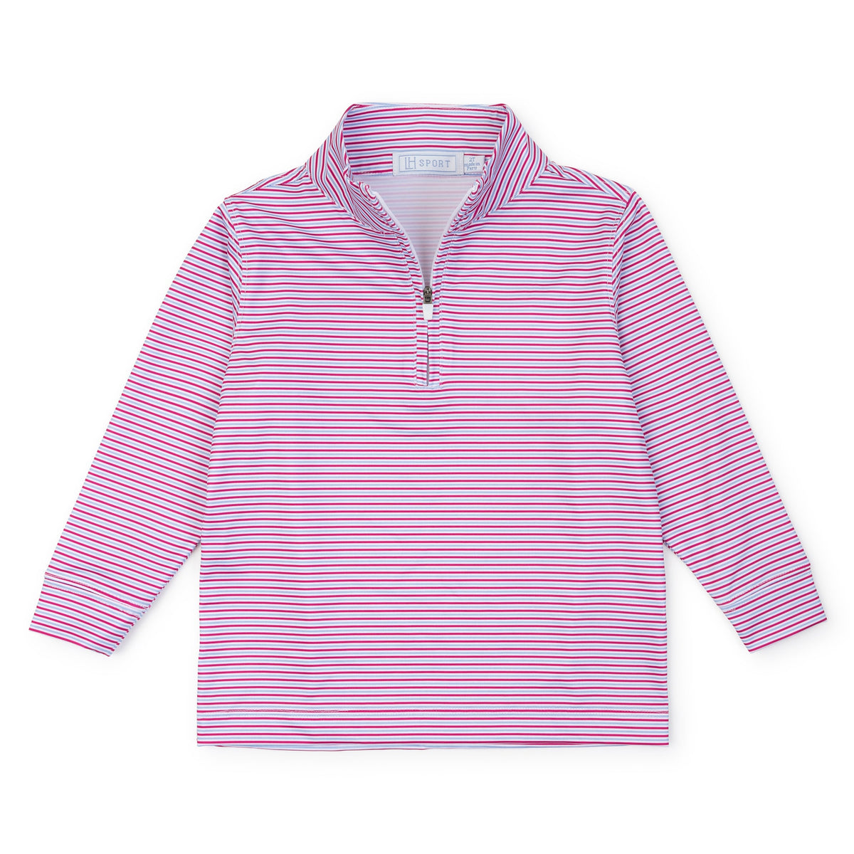 Everyday Sam Performance Pullover by LH Sport - Club Stripe Berry Blue Kidswear