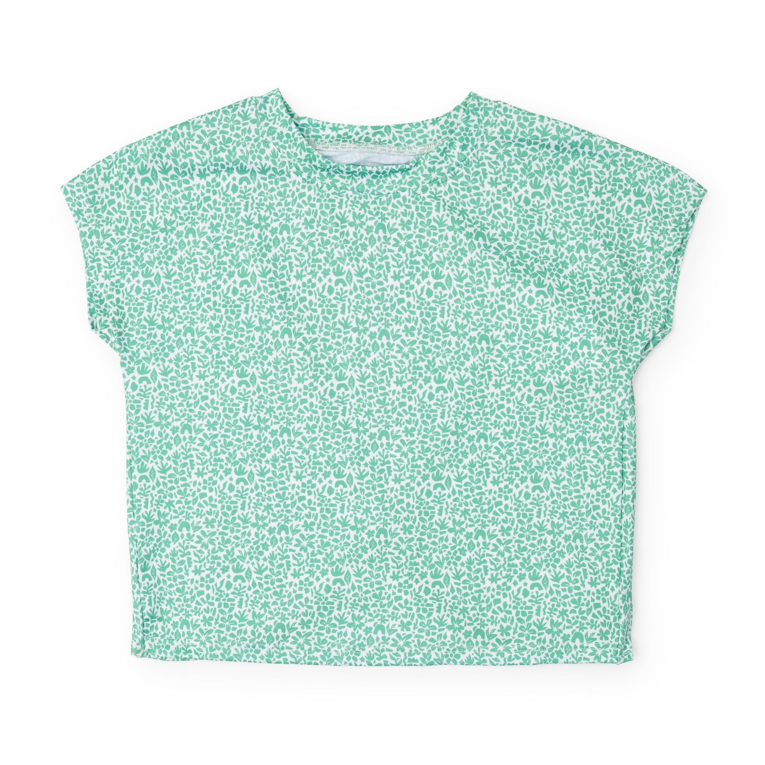 Sloane Girls' Short Sleeve Performance Top by LH Sport - Mod Meadow Classic Green