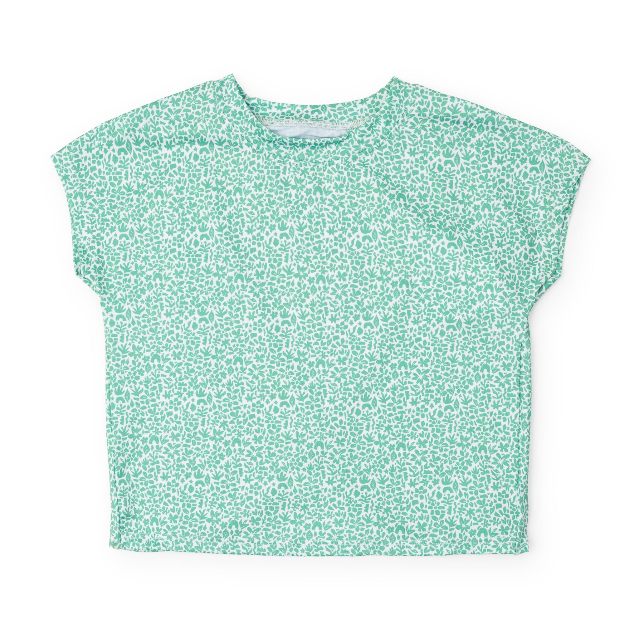 Sloane Girls' Short Sleeve Performance Top by LH Sport - Mod Meadow Classic Green