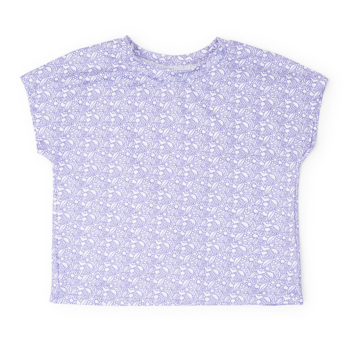 Everyday Sloane Girls' Short Sleeve Performance Top by LH Sport - Petal Pop Purple Kidswear