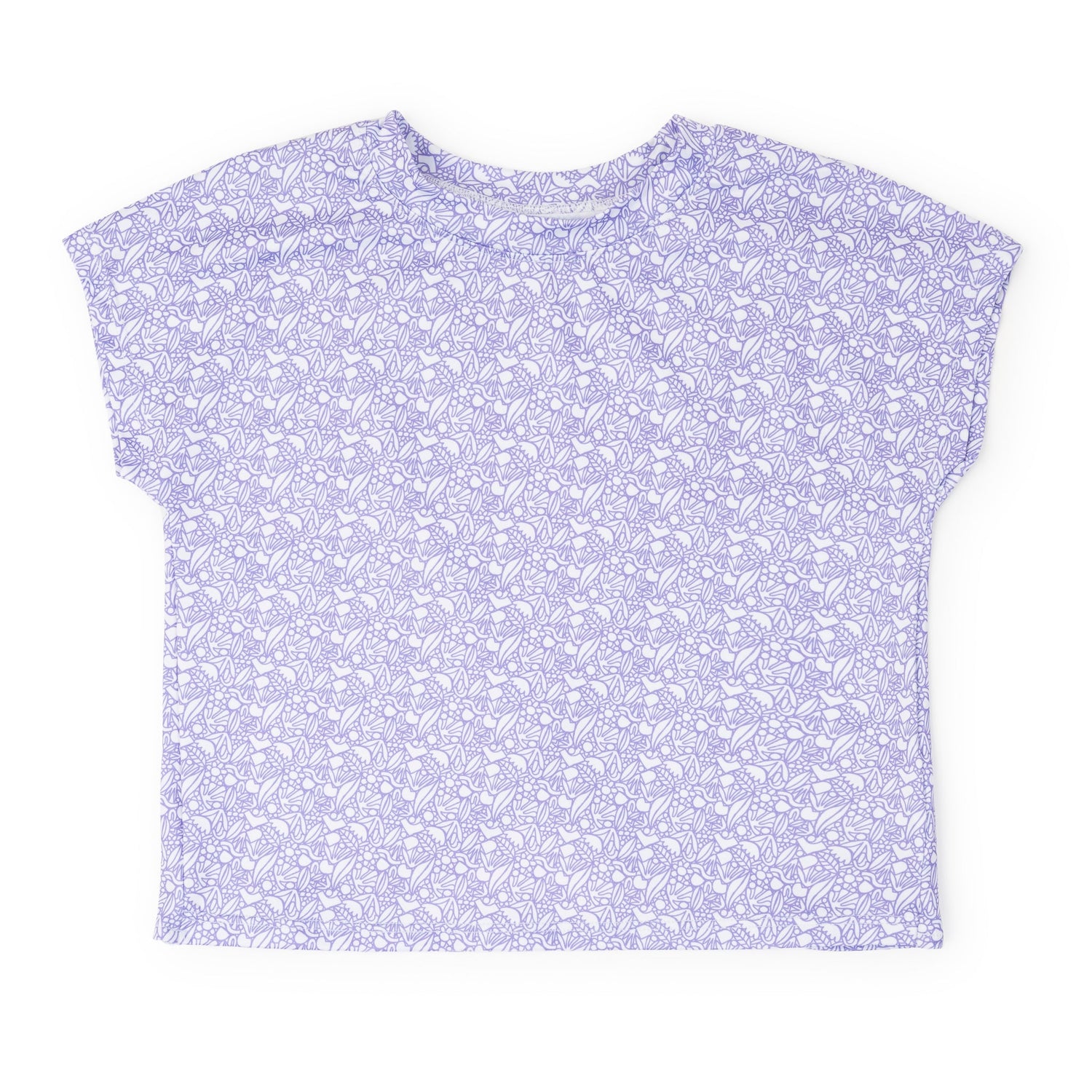 Sloane Girls' Short Sleeve Performance Top by LH Sport - Petal Pop Purple