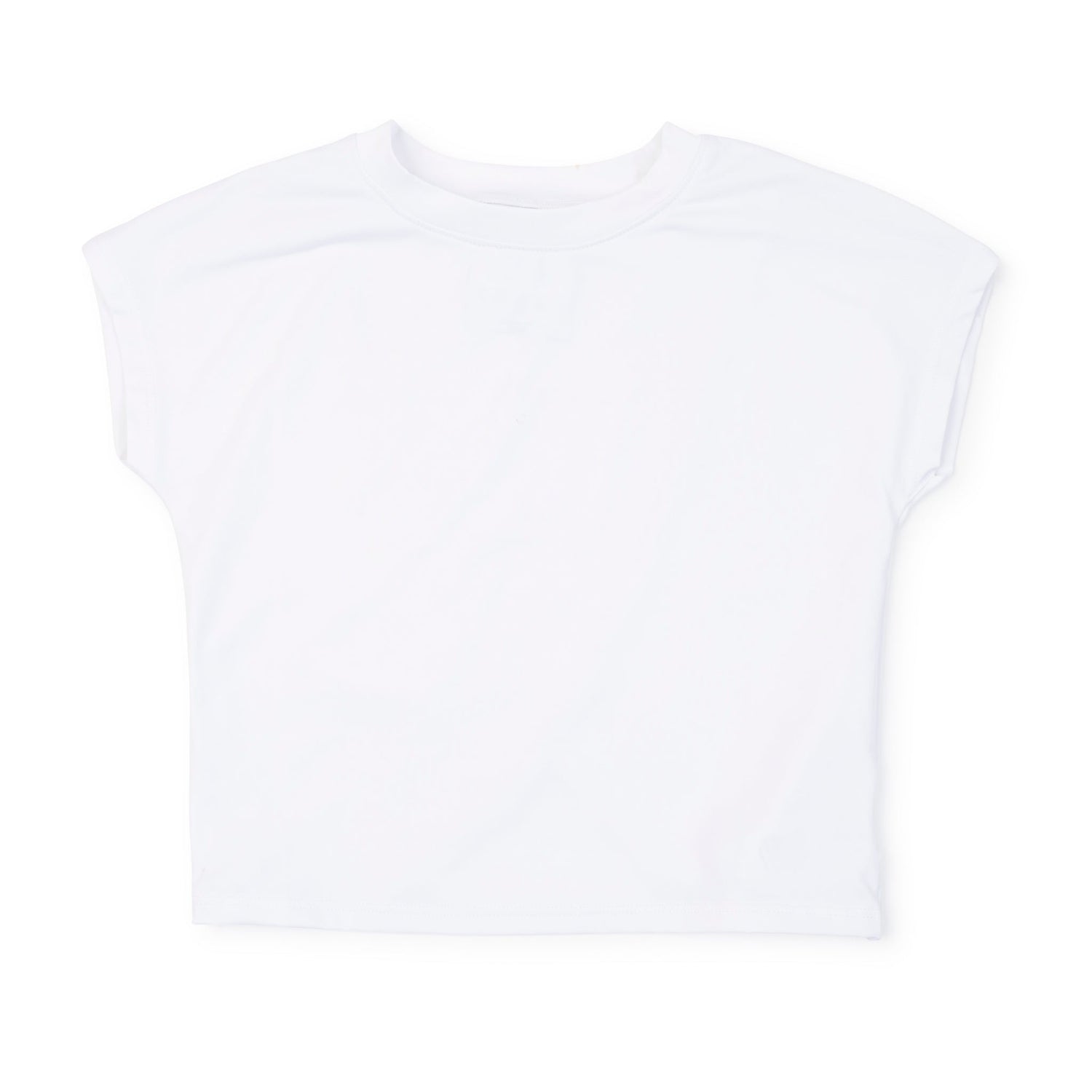 Sloane Girls' Short Sleeve Performance Top by LH Sport - White