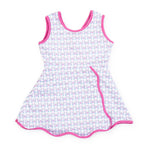 Everyday Taylor Girls' Performance Dress by LH Sport - Peace Love Butterflies Pink Multi Kidswear