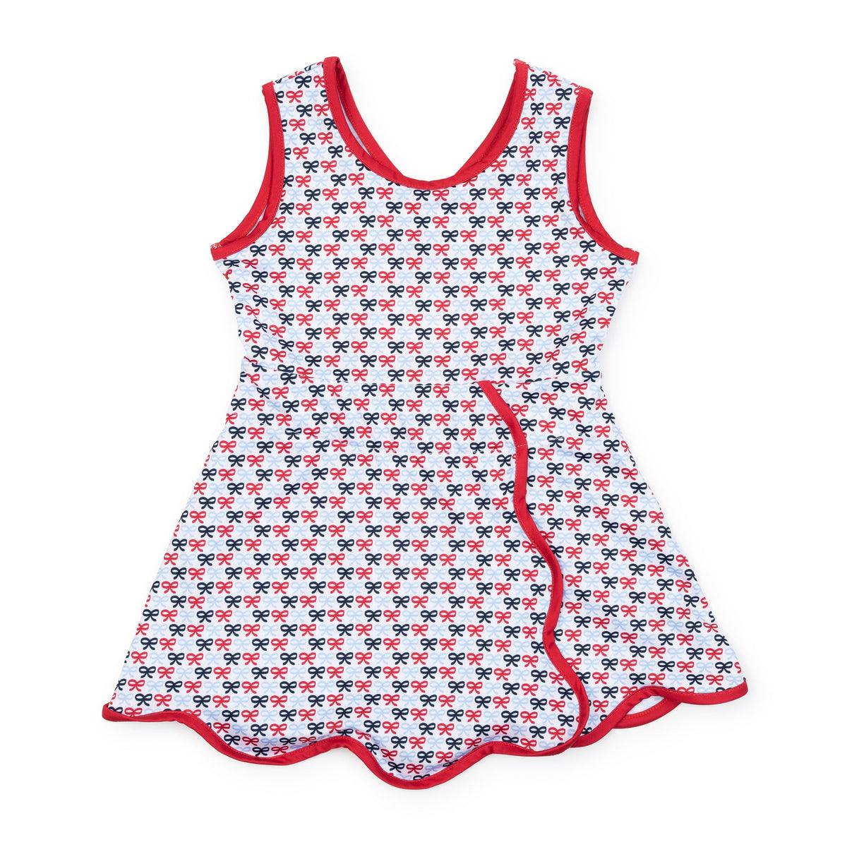 Everyday Taylor Girls' Performance Dress by LH Sport - Put A Bow On It Patriotic Kidswear