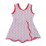 Everyday Taylor Girls' Performance Dress by LH Sport - Put A Bow On It Patriotic Kidswear