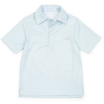 Everyday Will Boys' Performance Polo by LH Sport - Club Stripe Blue Green Kidswear