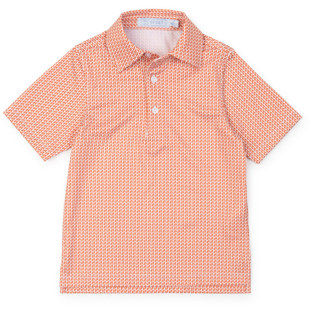 Everyday Will Boys' Performance Polo by LH Sport - Rambler Orange Kidswear