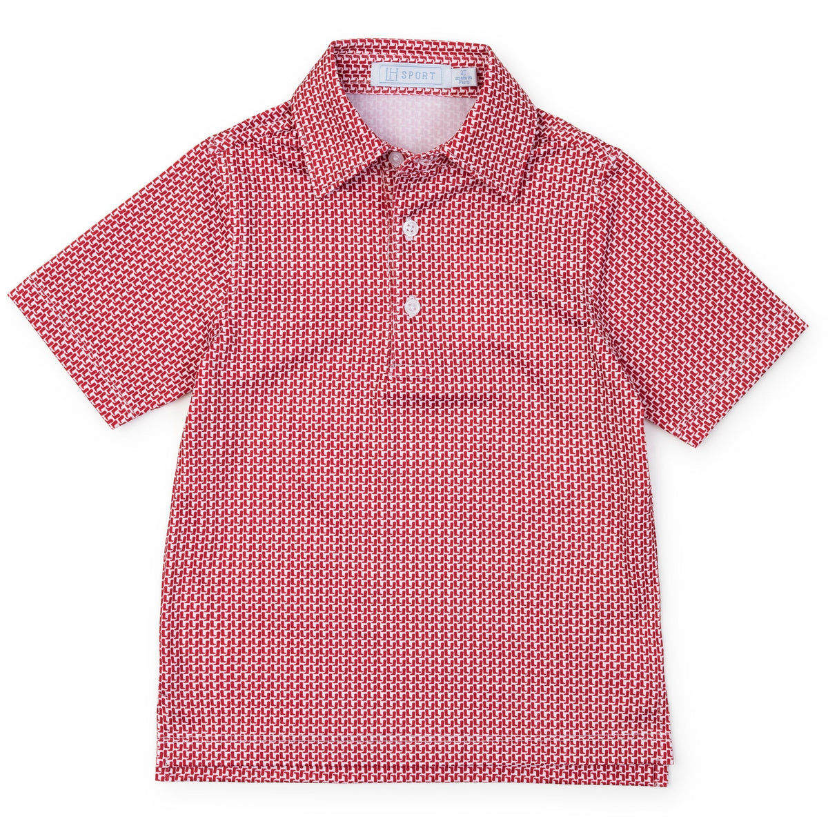 Everyday Will Boys' Performance Polo by LH Sport - Rambler Red Kidswear