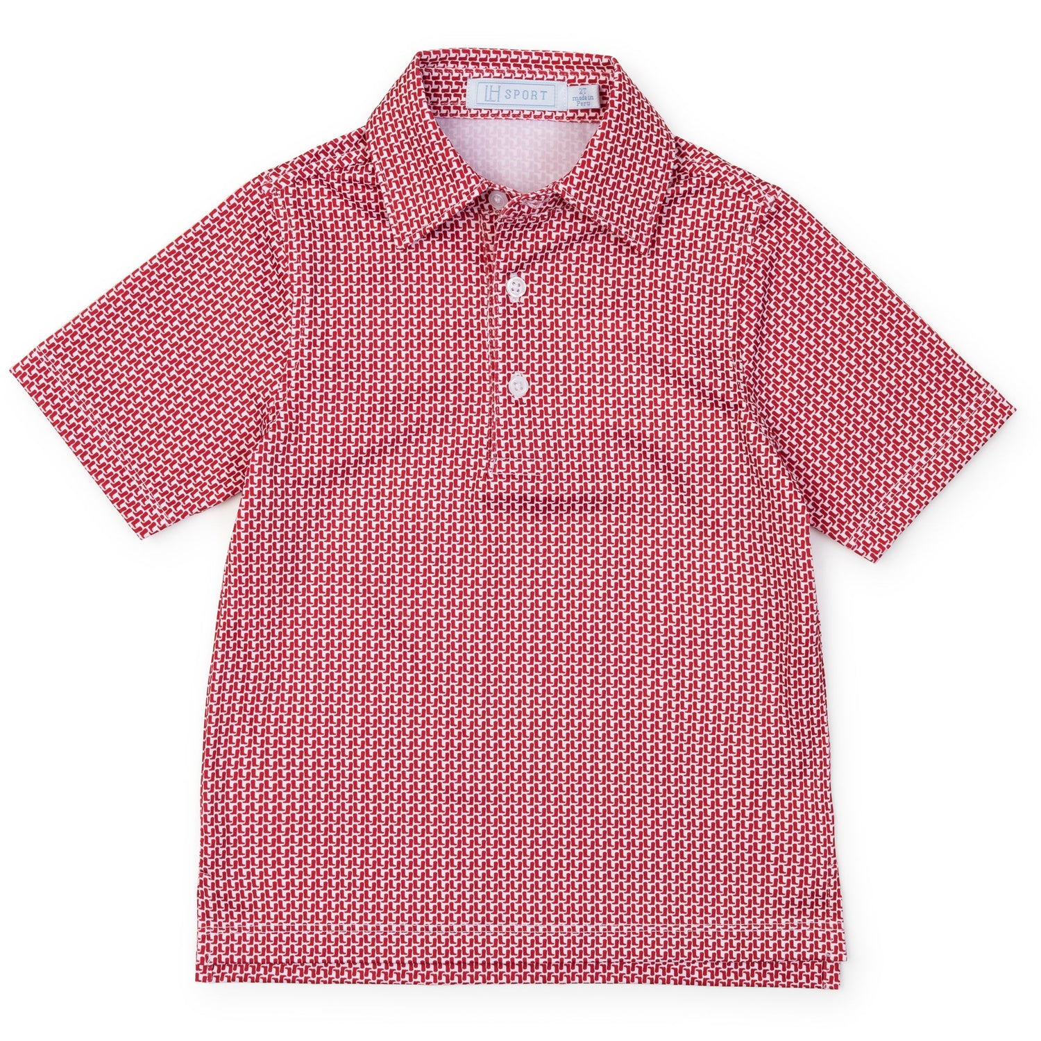 Will Boys' Performance Polo by LH Sport - Rambler Red