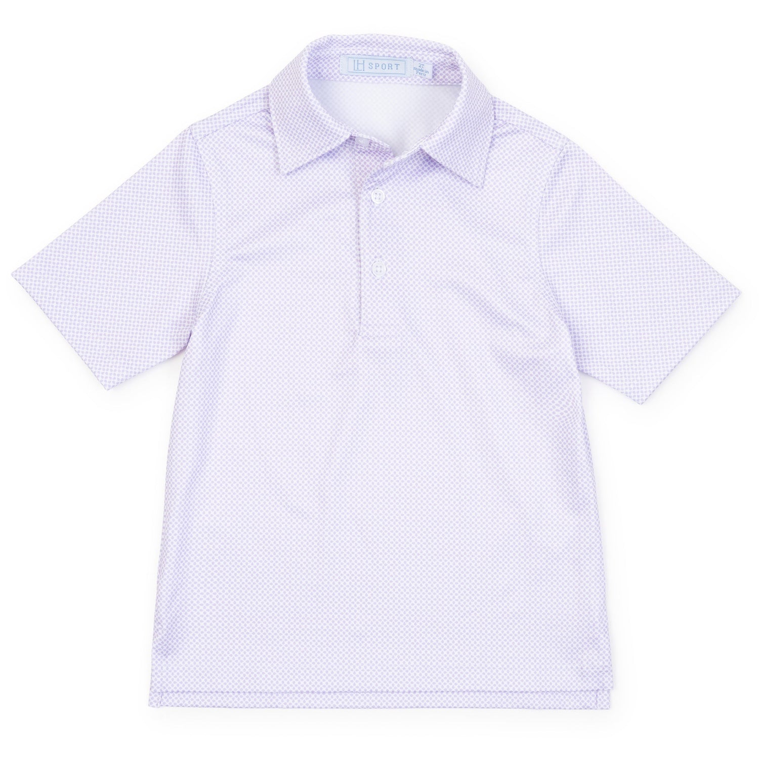 Will Boys' Performance Polo by LH Sport - Links Lavender
