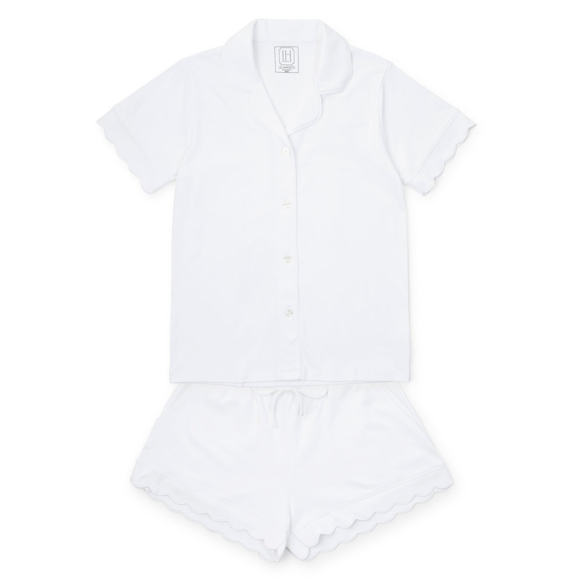 Melissa Women's Pajama Short Set - Alpha Delta Pi Embroidery stylish kids outfit collection