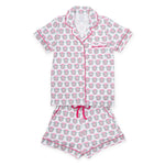 Everyday Claire Women's Pajama Short Set - Delta Zeta Crest Kidswear