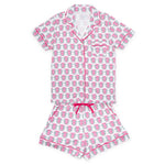 Everyday Claire Women's Pajama Short Set - Gamma Phi Beta Crest Kidswear