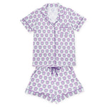 Everyday Claire Women's Pajama Short Set - Sigma Kappa Crest Kidswear