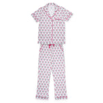 Everyday Laney Women's Pima Cotton Pajama Pant Set - Delta Zeta Crest Kidswear