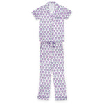Everyday Laney Women's Pima Cotton Pajama Pant Set - Sigma Sigma Sigma Crest Kidswear
