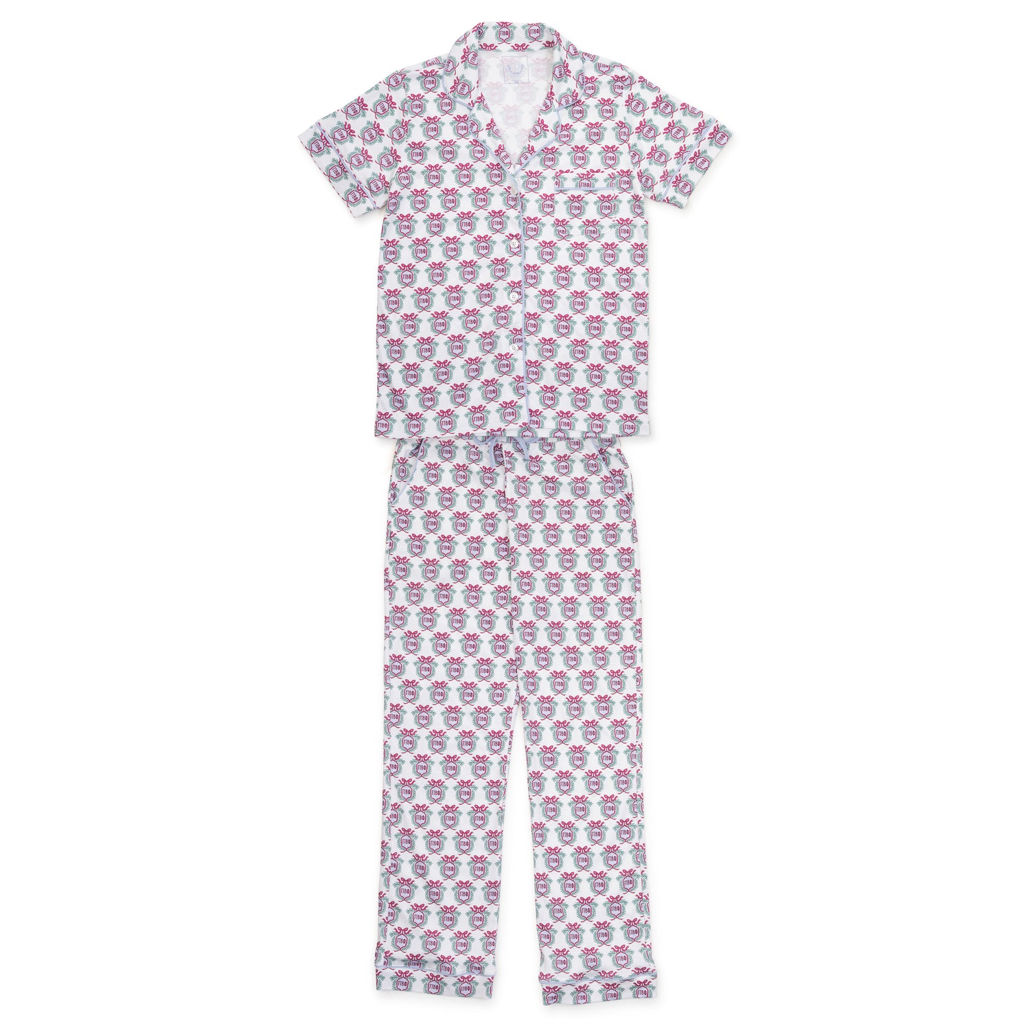 Laney Women's Pima Cotton Pajama Pant Set - Pi Beta Phi Crest