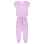 Everyday Melanie Women's Pajama Jogger Pant Set - Pink Savanna Safari Kidswear
