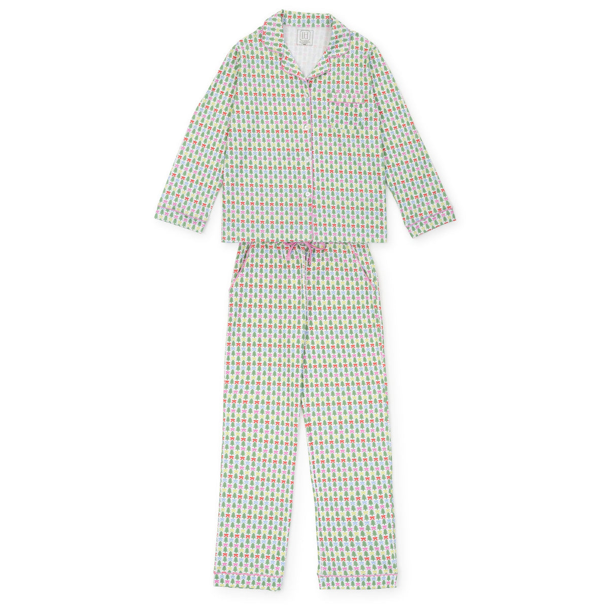 Everyday Alee Women's Long Sleeve Pant Set - Tree Topper Bows Kidswear