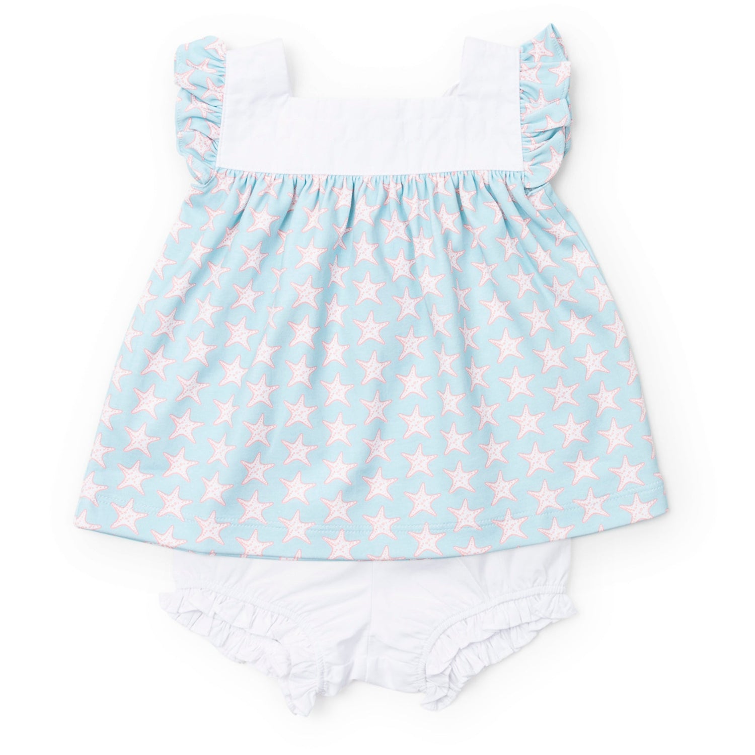 Annie Girls' Bloomer Set - Seaside Starfish