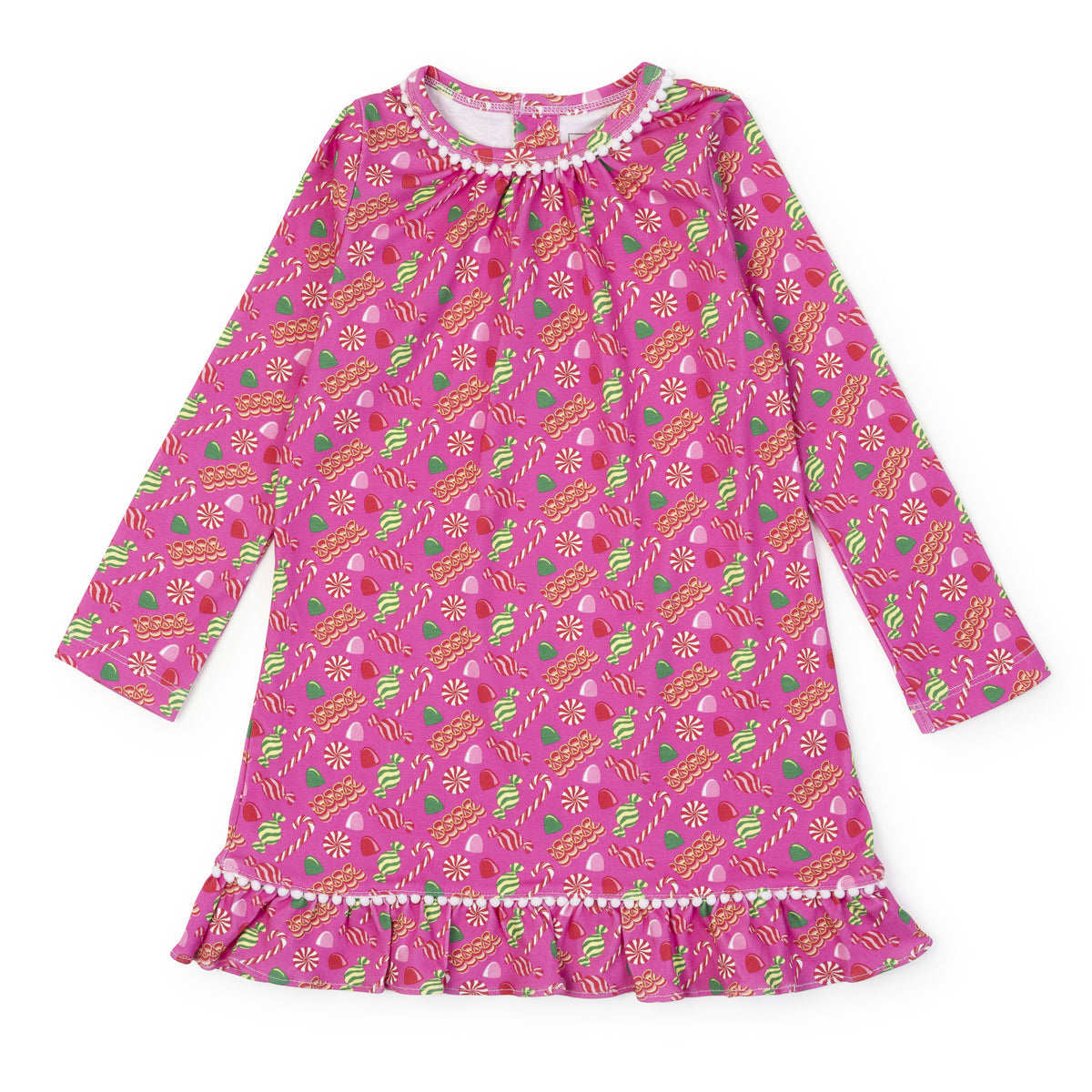 Everyday Carlin Doll Dress - Christmas Candy Pink Kidswear