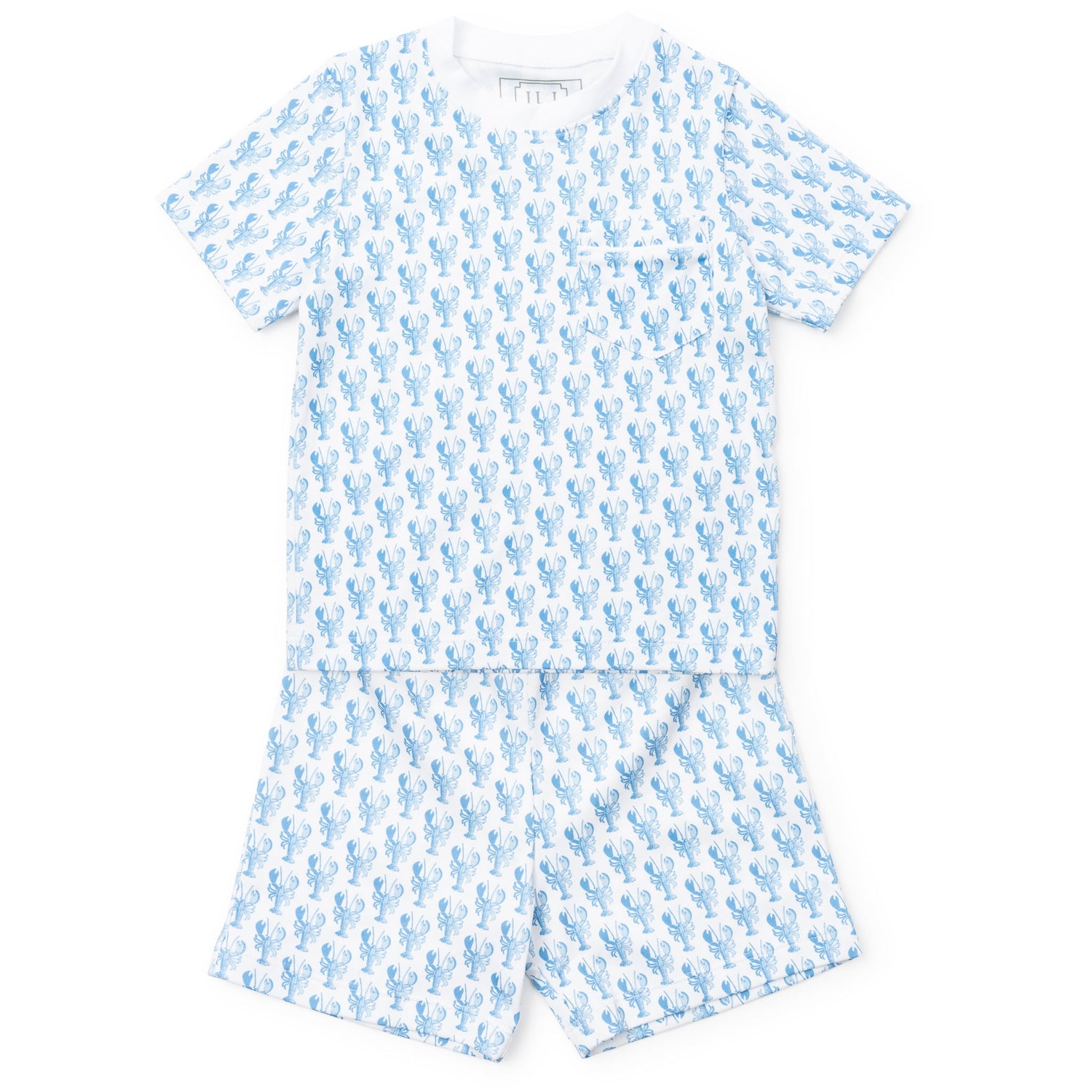 Charles Boys' Short Set - Maine Lobsters