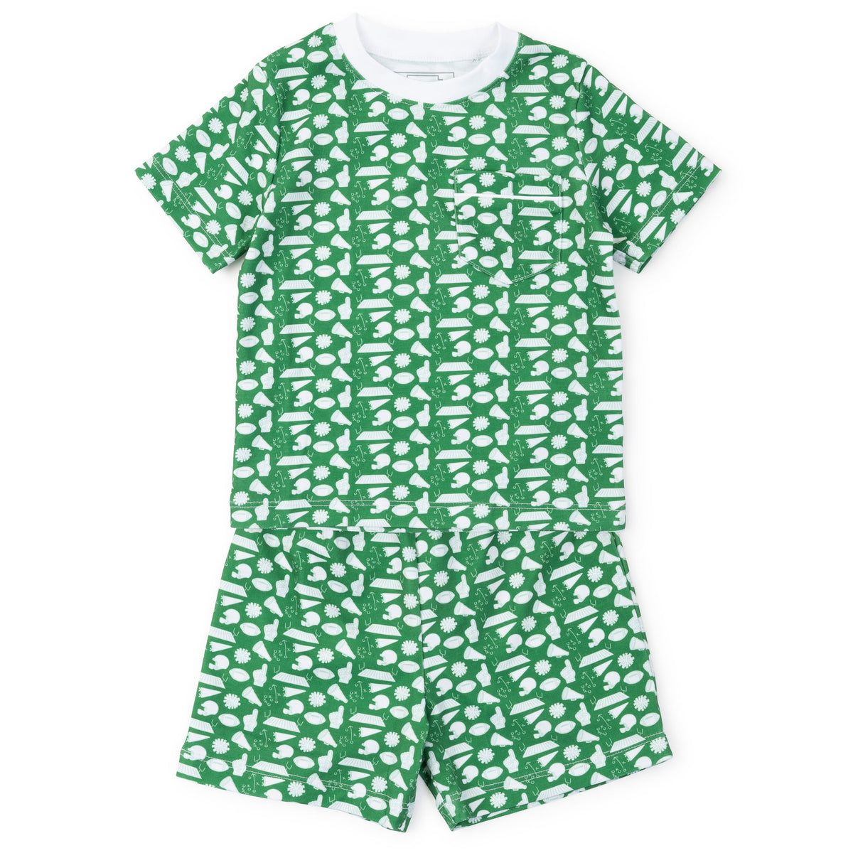 Everyday Charles Boys' Short Set - Pep Rally Green Kidswear