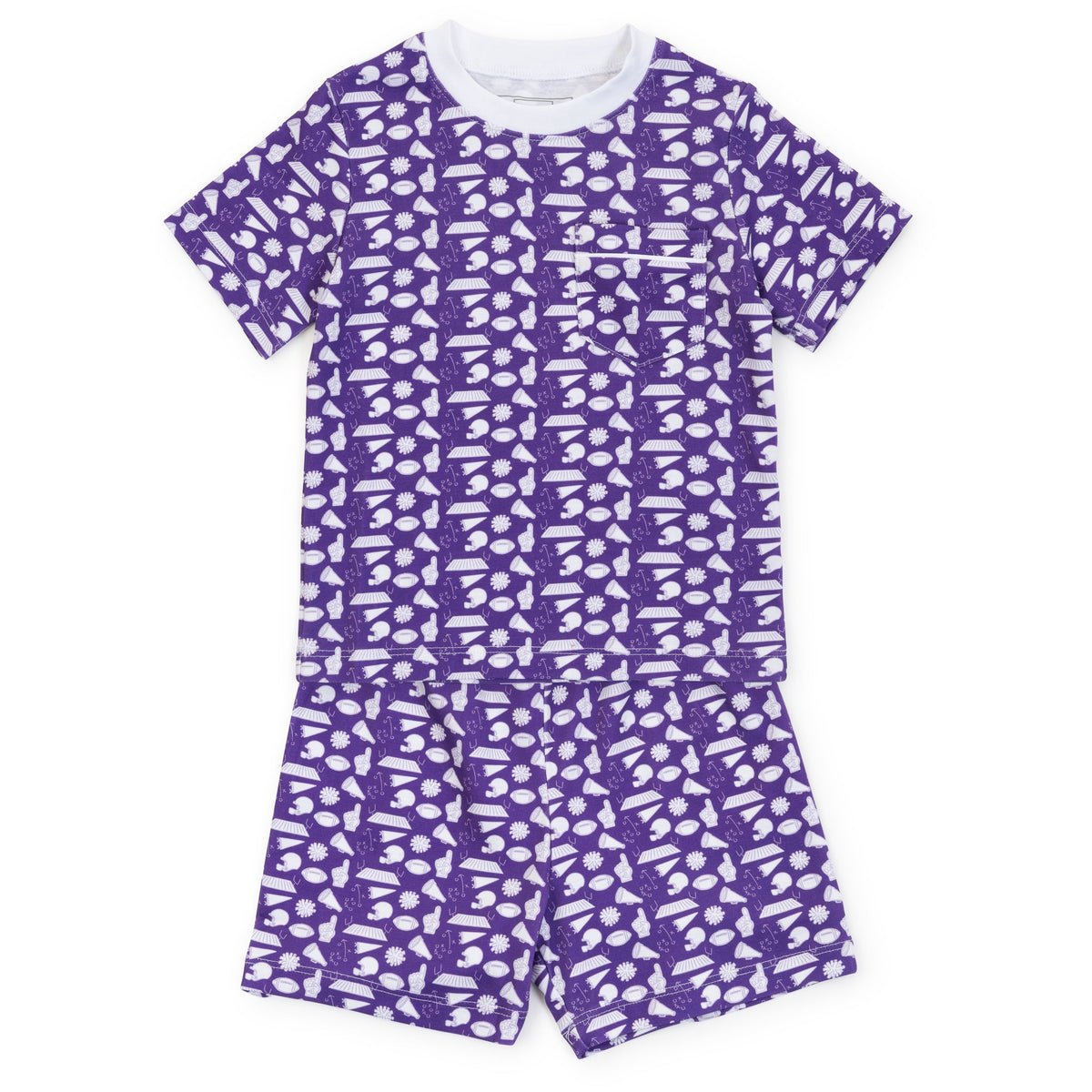Everyday Charles Boys' Short Set - Pep Rally Purple Kidswear