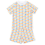 Everyday Charles Boys' Short Set - Preppy Pumpkins Cool Kidswear