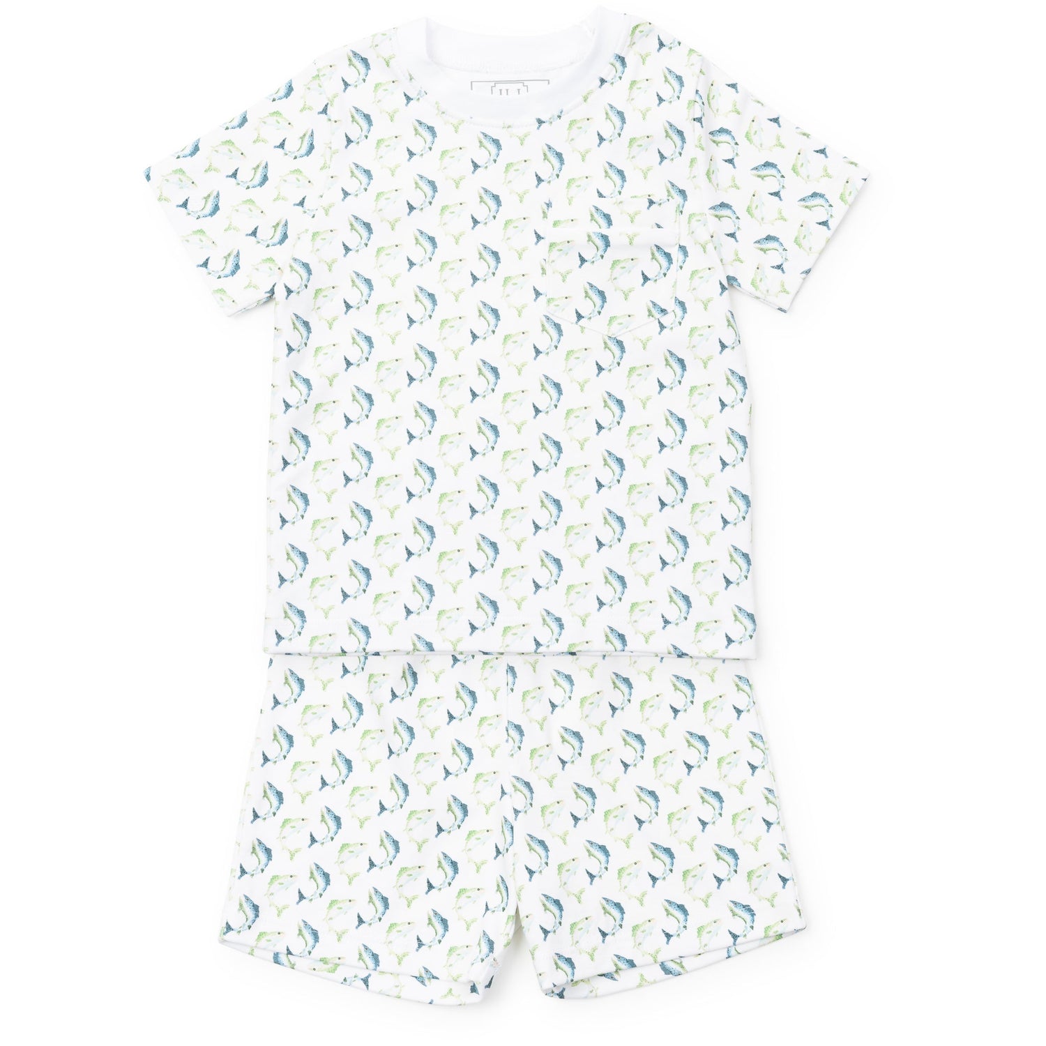 Charles Boys' Short Set - Jumping Trout