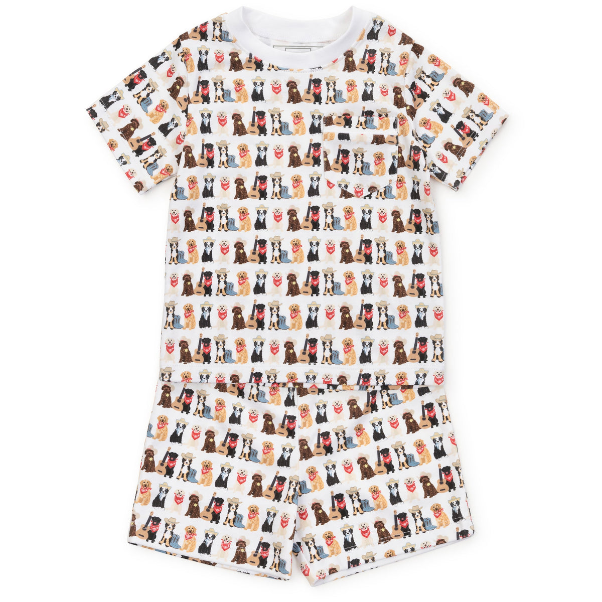 Everyday Charles Boys' Short Set - Western Pups Kidswear