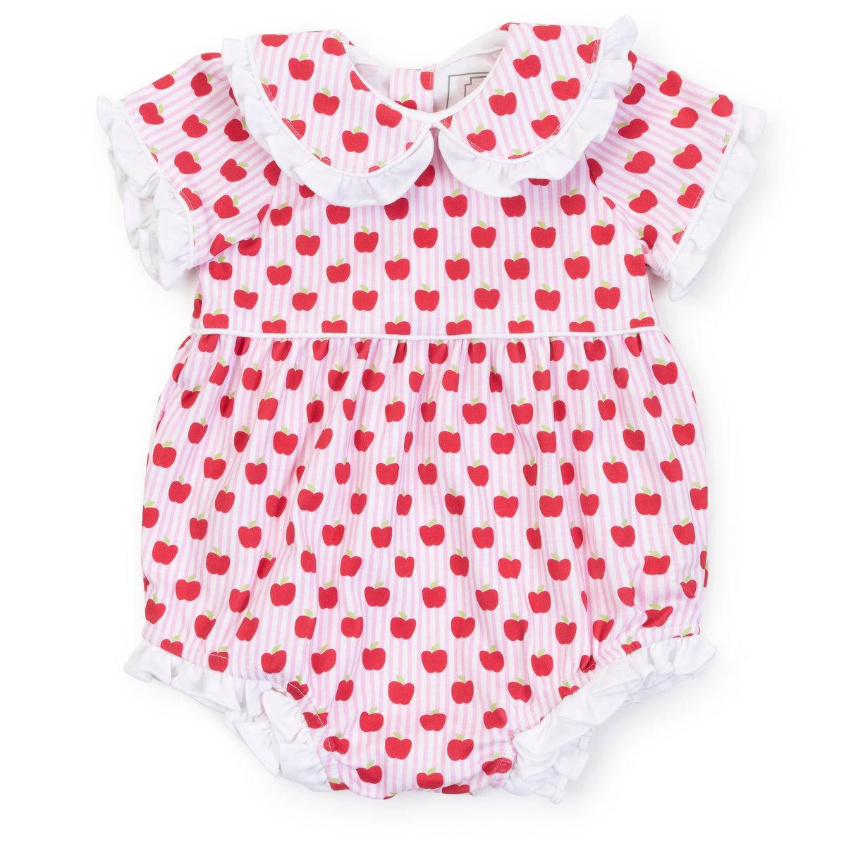 Everyday Council Girls' Bubble - Schoolhouse Apples Pink Kidswear