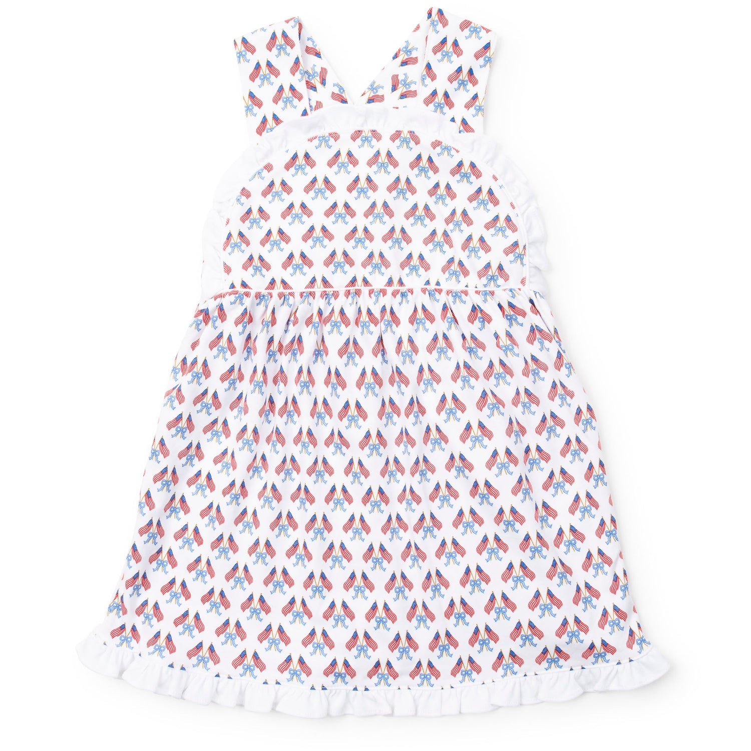 Eden Girls' Dress - Stars, Stripes and Bows