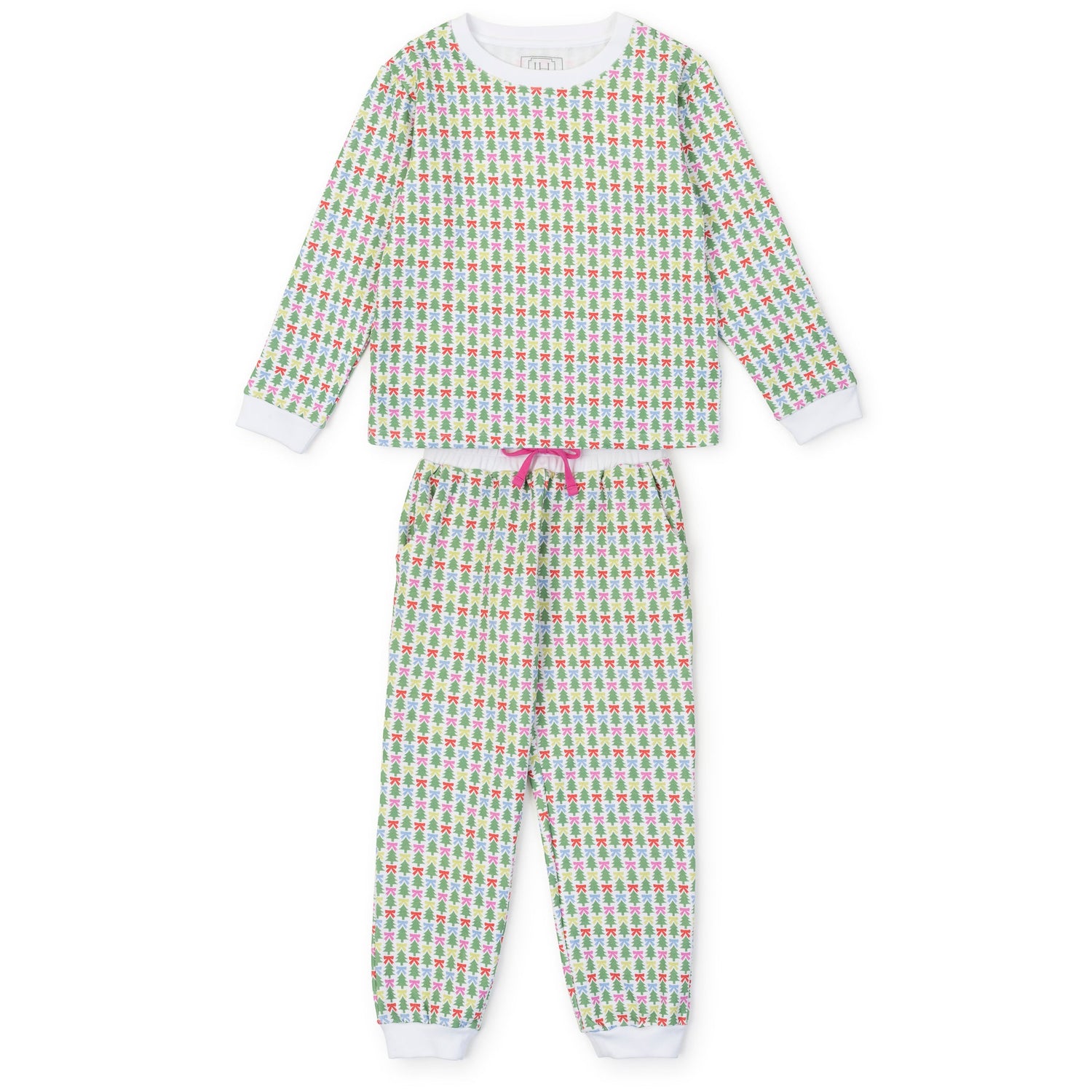 Edie Girls' Sweatshirt Pant Set - Tree Topper Bows