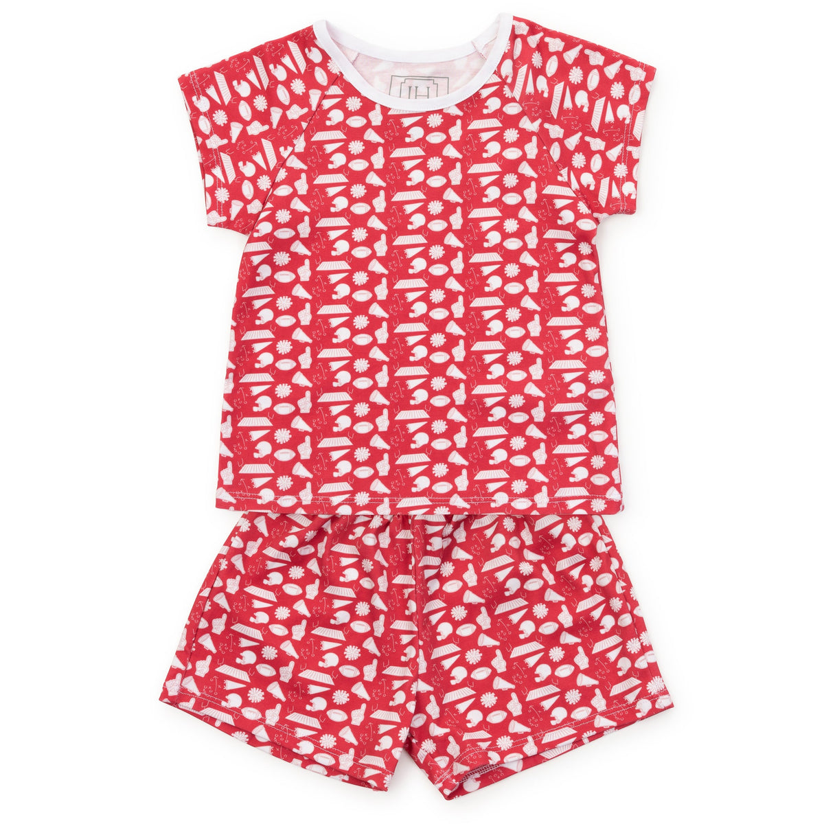 Everyday Emery Girls' Short Set - Pep Rally Red Kidswear