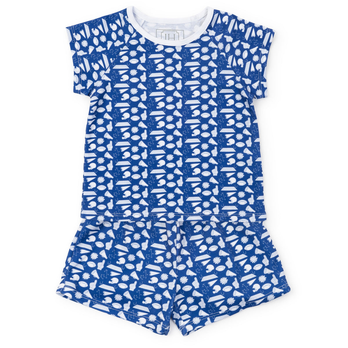 Everyday Emery Girls' Short Set - Pep Rally Blue Kidswear
