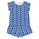 Everyday Emery Girls' Short Set - Pep Rally Blue Kidswear