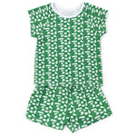 Everyday Emery Girls' Short Set - Pep Rally Green Kidswear