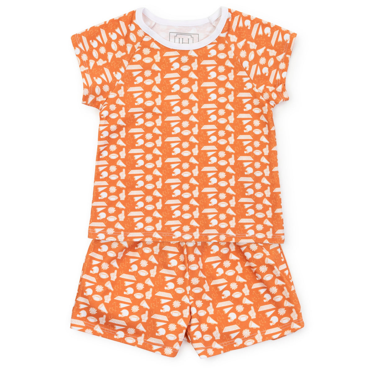 Everyday Emery Girls' Short Set - Pep Rally Orange Kidswear