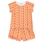 Everyday Emery Girls' Short Set - Pep Rally Orange Kidswear