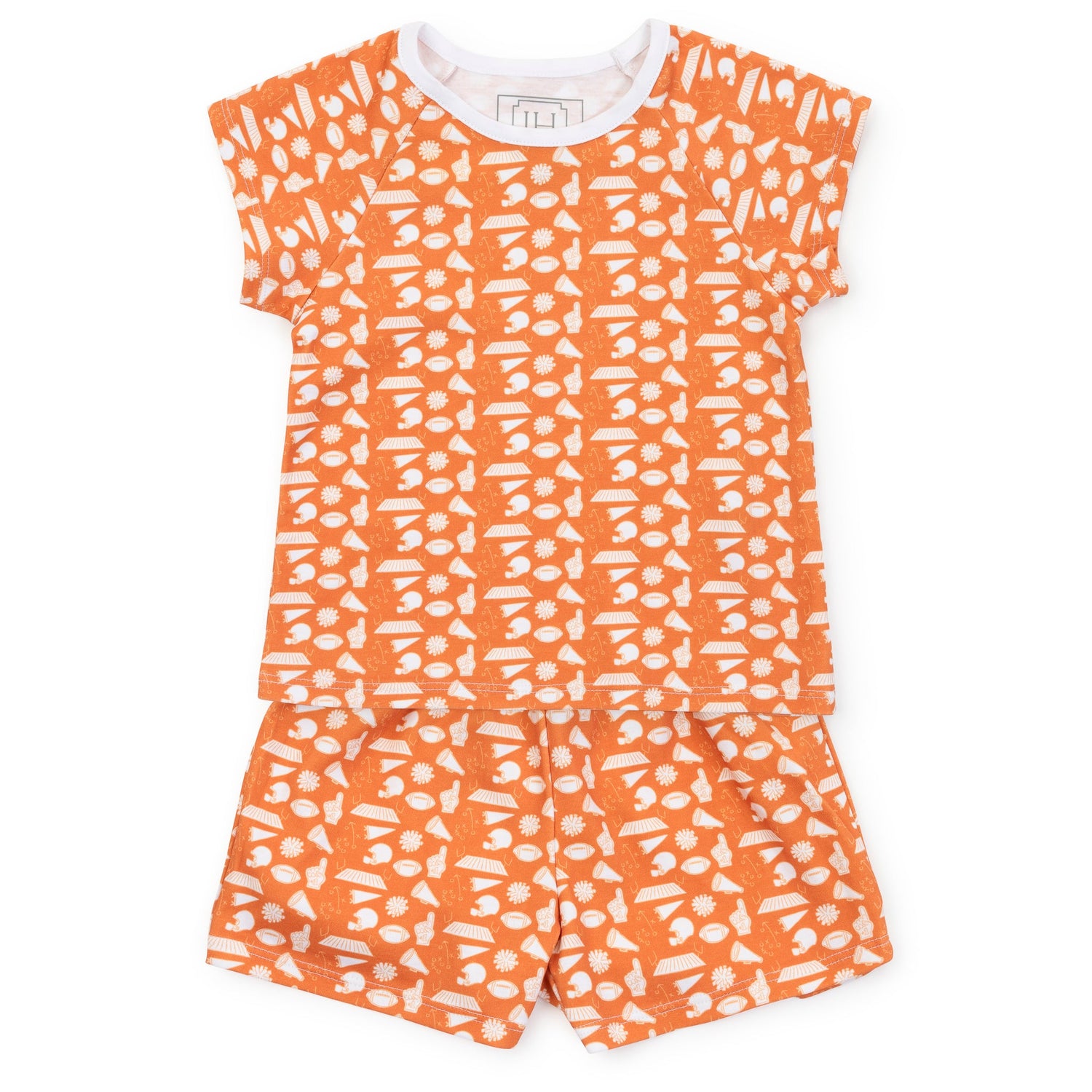 Emery Girls' Short Set - Pep Rally Orange