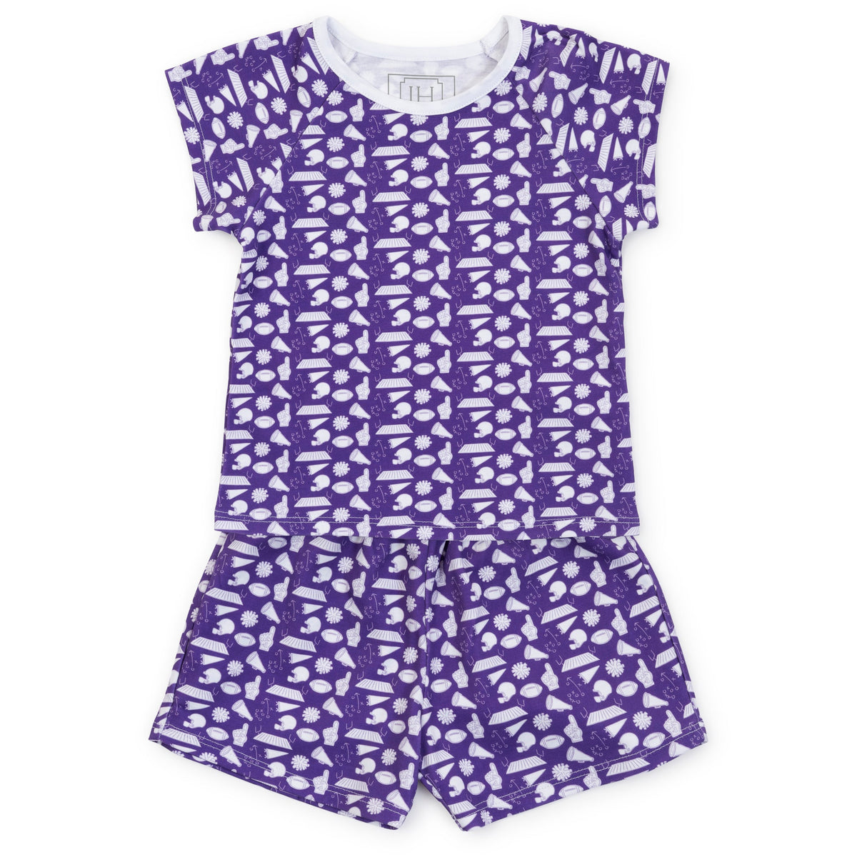Everyday Emery Girls' Short Set - Pep Rally Purple Kidswear