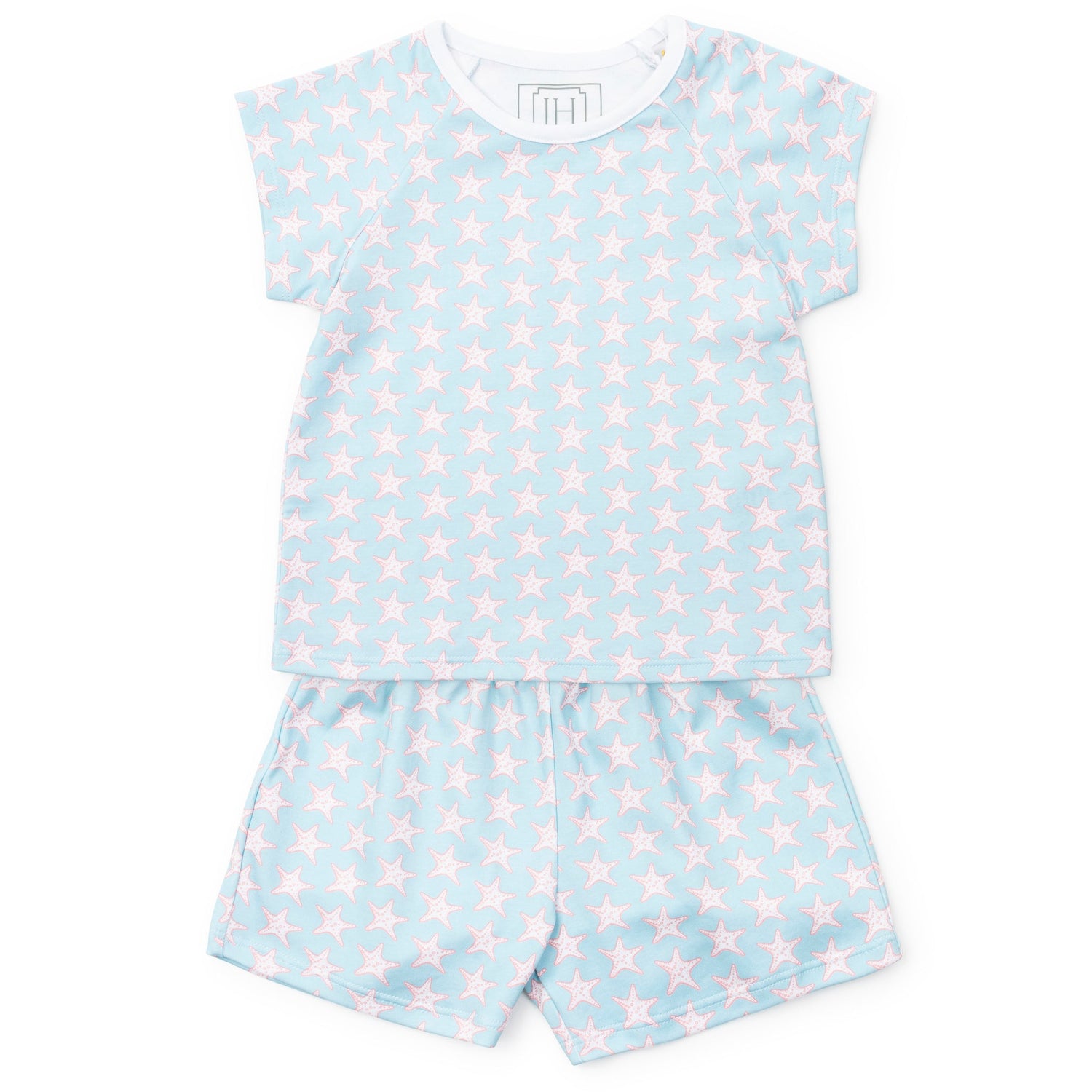 Emery Girls' Short Set - Seaside Starfish