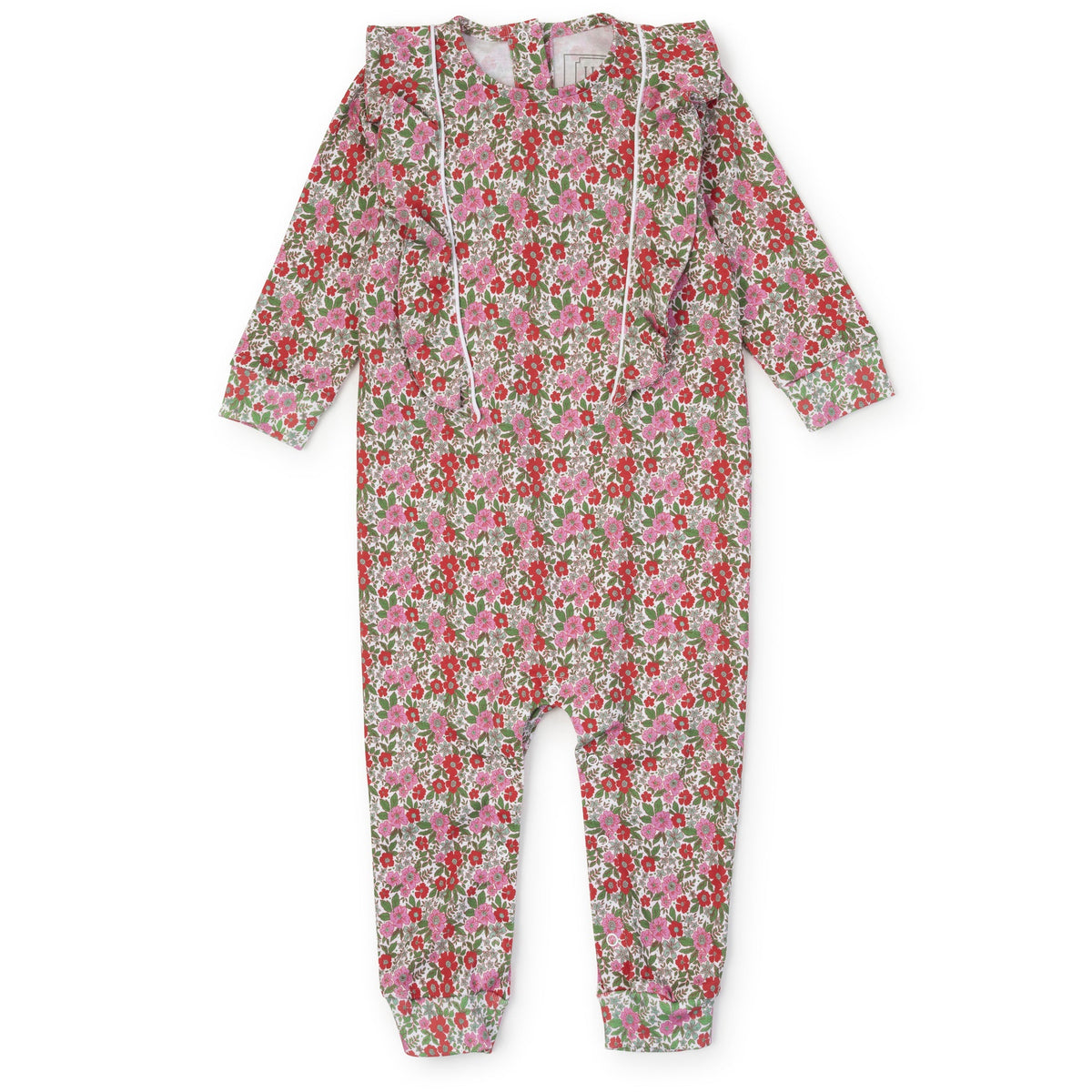 Everyday Evelyn Girls' Romper - Floral Noel Kidswear
