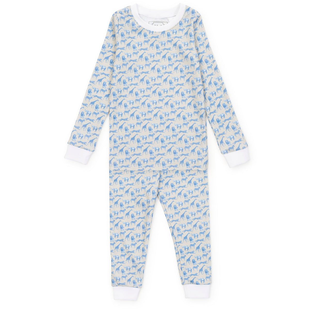 Everyday Grayson Boys' Pajama Pant Set - Blue Savanna Safari Kidswear